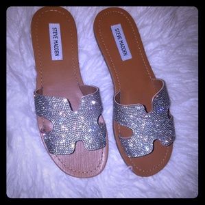 Steve Madden NEW Rhinestone Sandals